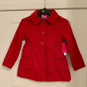 Girls Size 7/8 Pink Platinum Coat